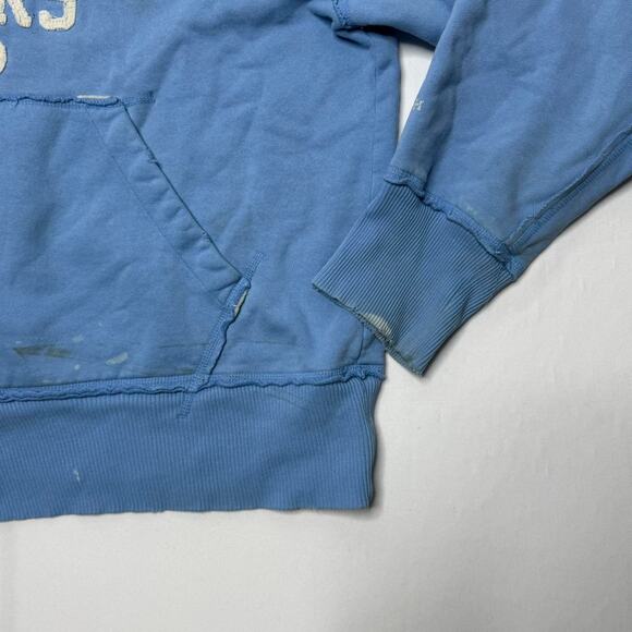 Vintage Reebok NFL Houston Oilers Hoodie Large Blue Pullover - Picture 7 of 8